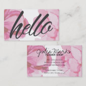 Floral Flower Shop Visitekaartje (Voorkant / Achterkant)