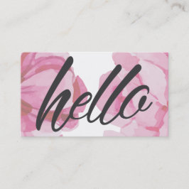 Floral Flower Shop Visitekaartje