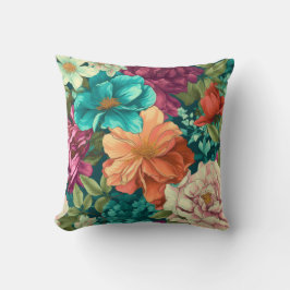 Floral Flower Vibrant Rose Interior Kussen