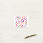 Floral Flowers Background Pattern Wallpaper. Post-it® Notes (Op bureau)