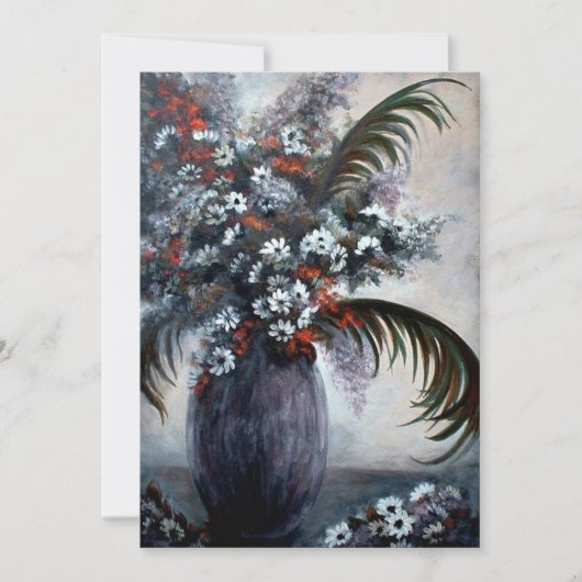 Floral Flowers Fragile Beauties beroemd gemaakt do Kaart (Voorkant)