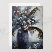 Floral Flowers Fragile Beauties beroemd gemaakt do Kaart (Voorkant / Achterkant)