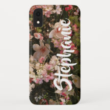 Floral Flowers Gepersonaliseerde naam