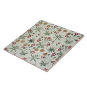 Floral Flowers William Morris Daisy Tegeltje (Zijkant)