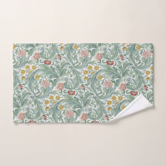  Floral Flowers William Morris Leicester Bad Handdoek (Handdoek)