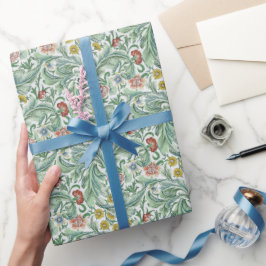  Floral Flowers William Morris Leicester Cadeaupapier