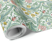  Floral Flowers William Morris Leicester Cadeaupapier (Rol Hoek)