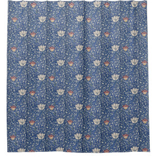Floral Flowers William Morris Medway Douchegordijn