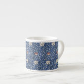 Floral Flowers William Morris Medway Espresso Kop (Voorkant rechts)