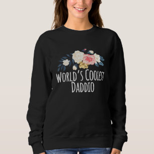 Floral Flowers Worlds Coolest Daddio Trui