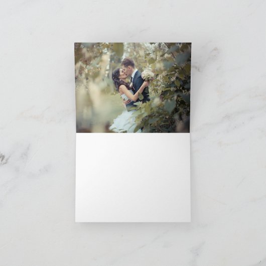  floral folde dank je wel bedankkaart