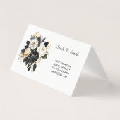 Floral Folded Calling Card Kaart (Voorkant)