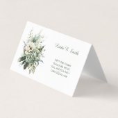 Floral Folded Calling Card Visitekaartje (Voorkant)