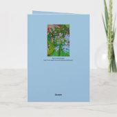 Floral Folded Greeting Card Kaart (Achterkant)