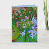 Floral Folded Greeting Card Kaart (Voorkant)
