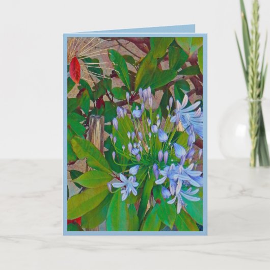 Floral Folded Greeting Card Kaart (Voorkant)