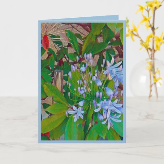 Floral Folded Greeting Card Kaart (Gele Bloem)