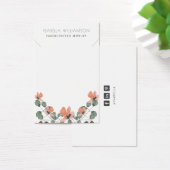 Floral Foliage Ketting Juwelier Display Kaarten Visitekaartje (Bureau)