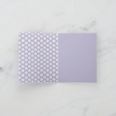 Floral & Foliage Sweet Little kat Kittens Lijst Bedankkaart (Binnen)