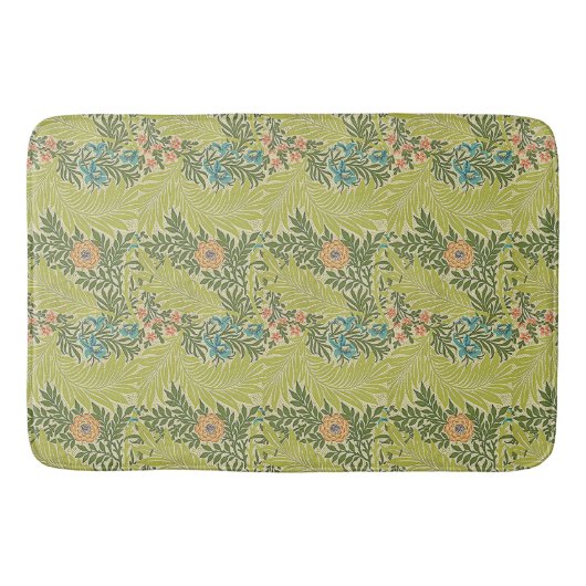 Floral Foliage William Morris Larkspur Badmat (Voorkant)