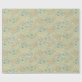 Floral Foliage  William Morris Larkspur Cadeaupapier (Vlak)