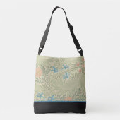 Floral Foliage  William Morris Larkspur Crossbody Tas (Achterkant)
