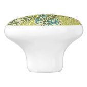 Floral Foliage  William Morris Larkspur Keramische Knop (Zijkant)