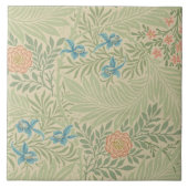 Floral Foliage  William Morris Larkspur Tegeltje (Voorkant)