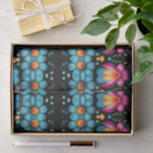 Floral Folk Art Modern Tissuepapier (Geschenk)