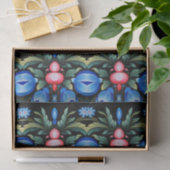 Floral Folk Art Modern Tissuepapier (Geschenk)