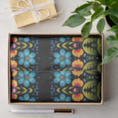 Floral Folk Art Modern Tissuepapier (Geschenk)