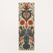 Floral Folk Art Yogamat (Voorkant)