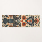 Floral Folk Art Yogamat (Voorkant (horizontaal))