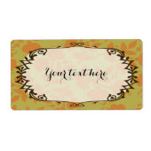 Floral Food Label (Voorkant)