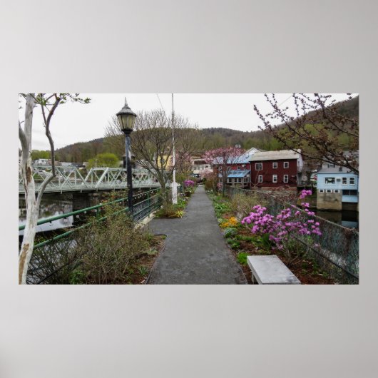Floral Footbridge Poster (Voorkant)