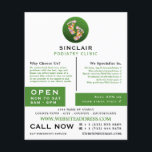 Floral Footprint, Podiatry Clinic, Podiatrist Flyer<br><div class="desc">Floral Footprint,  Podiatry Clinic,  Podiatrist Adverteren Flyer door de Visitekaartje winkel.</div>