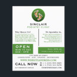 Floral Footprint, Podiatry Clinic, Podiatrist Flyer<br><div class="desc">Floral Footprint, Podiatry Clinic, Podiatrist Adverteren Flyer door de Visitekaartje winkel.</div>