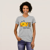 Floral for the Love of Sunshine Sunflower T-shirt (Voorkant volledig)
