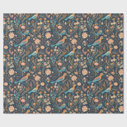 Floral Forest Cadeaupapier (Vlak)