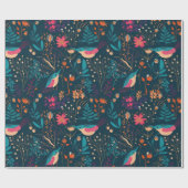Floral Forest Cadeaupapier (Vlak)