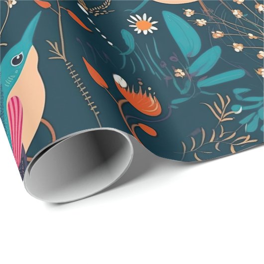 Floral Forest Cadeaupapier (Rol Hoek)