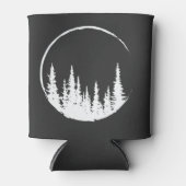 Floral Forest Circle Tree Loing Forest Tree Blikjeskoeler (Voorkant)