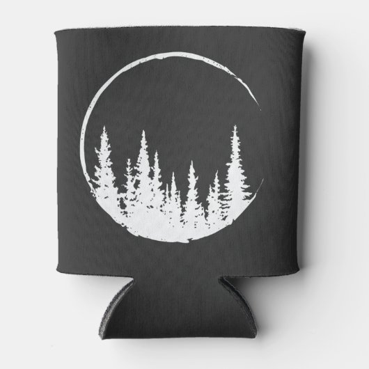 Floral Forest Circle Tree Loing Forest Tree Blikjeskoeler (Voorkant)