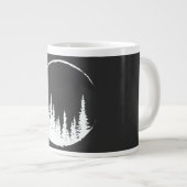 Floral Forest Circle Tree Loing Forest Tree Grote Koffiekop (Voorkant rechts)