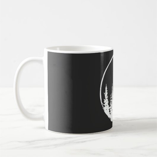 Floral Forest Circle Tree Loing Forest Tree Koffiemok (Links)