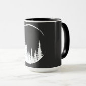 Floral Forest Circle Tree Loing Forest Tree Mok (Voorkant rechts)