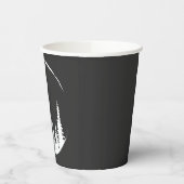 Floral Forest Circle Tree Loing Forest Tree Papieren Bekers (Links)