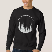 Floral Forest Circle Tree Loving Forest Tree Trui (Voorkant)