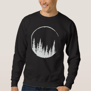 Floral Forest Circle Tree Loving Forest Tree Trui