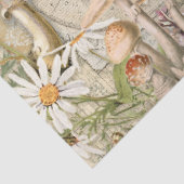 Floral Forest Fox paddenstoelen Ephemera-ontkoppel Tissuepapier (Detail)